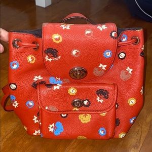 NEVER USED Coach Miniature Backpack/Purse